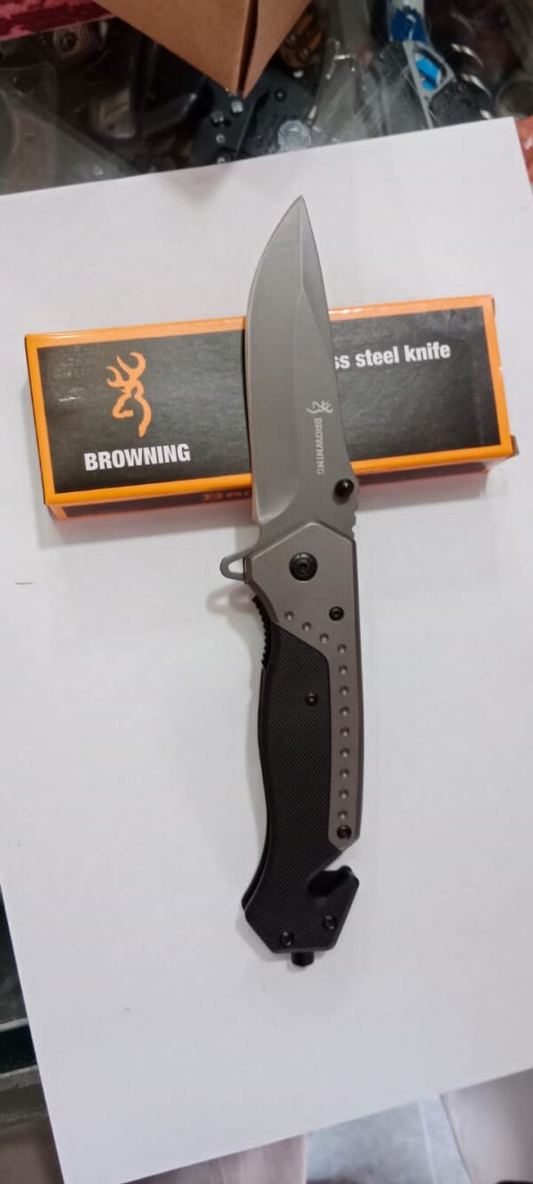 browning manta black stainless steel switch knife